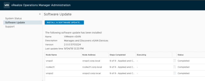 vrops upgrade assessment tool install