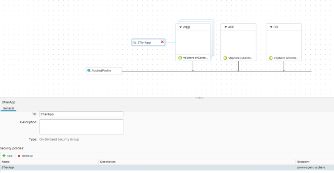 vra nsx app isolation